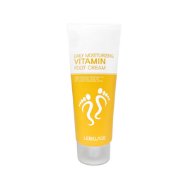 LEBELAGE Daily Moisturizing Vitamin Foot Cream with Sea Buckthorn Extract for Cracked Heels and Soft Hydration _ Made in Korea